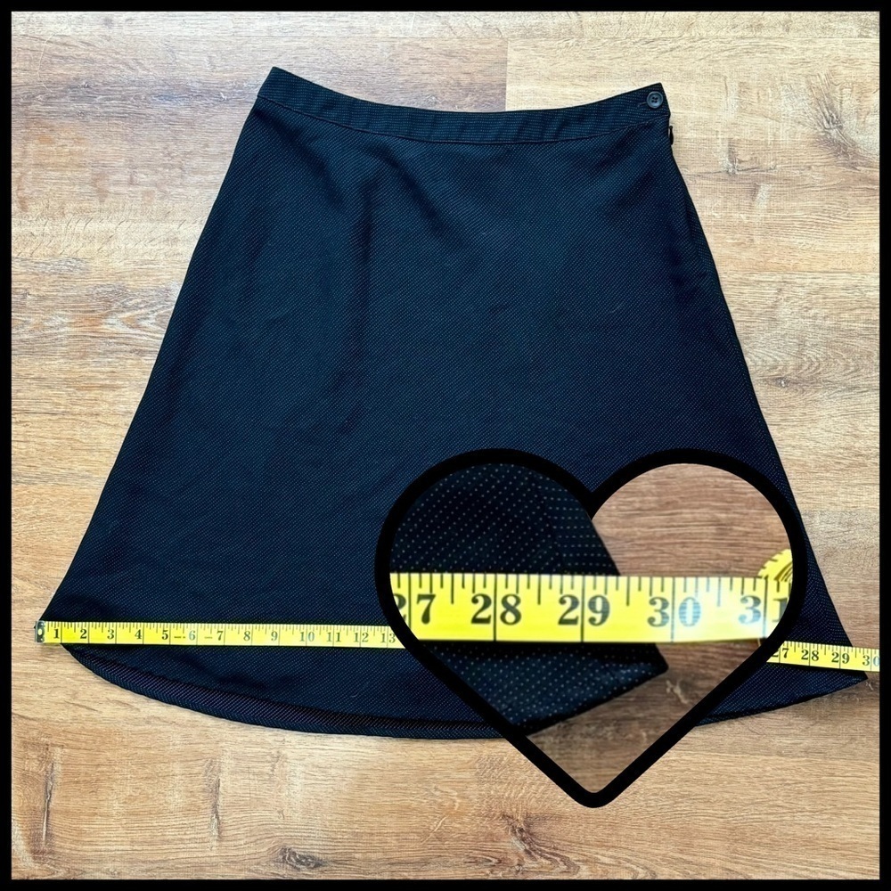 Black & White Side Zip Skirt - Picture 8 of 10